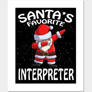 Santas Favorite Interpreter Christmas Posters and Art